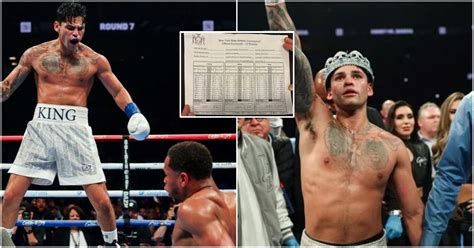 Ryan Garcia vs. Devin Haney official scorecard .